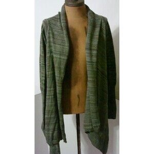 NWT New Womens Green Prana Wrap Sweater XS Organic Cotton Soft Loveland Casual
